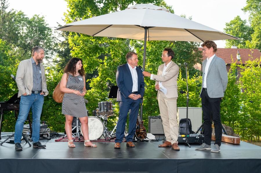 Green Tech Cluster, Clusterempfang Sommerfest 2021, Seifenfabrik, Speaker Bühen