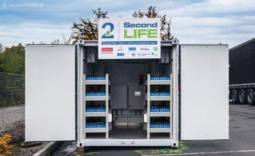 Saubermacher Großspeicher aus E-Auto-Batterien