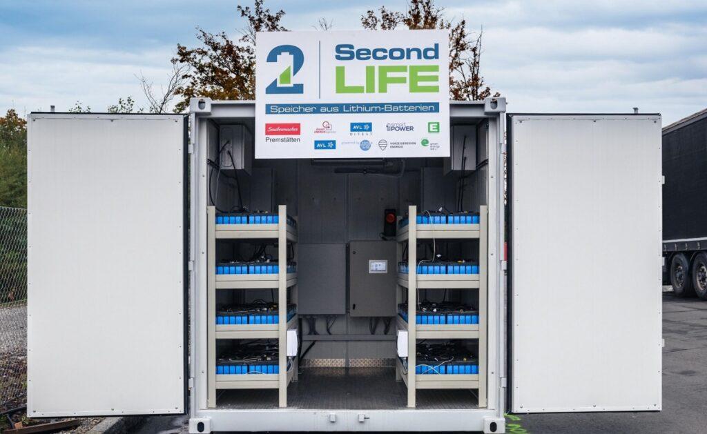 Second Life Batteries, Speicher aus Lithium-Batterien, Copyright: Saubermacher