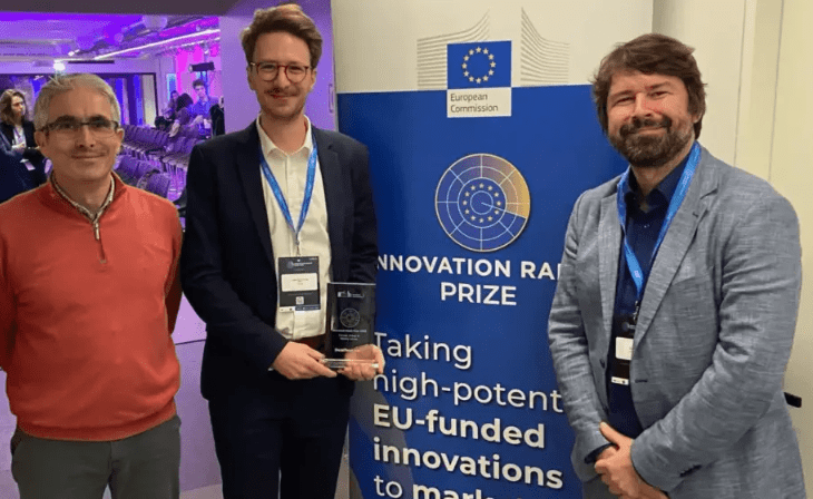 Left to right: Eoghan O’neill (Sen. Policy Officer EU Commission), Lukas Pachernegg (Ecolyte), Stefan Spirk (CEO & Founder Ecolyte GmbH) -c- Ecolyte