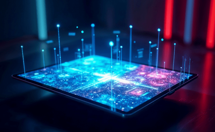 Display mit digitalen Elementen (c) Freepik/AI