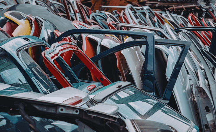 In Europa fallen jährlich sieben bis neun Millionen Tonnen Aluminiumschrott aus Altfahrzeugen an (c) Canva