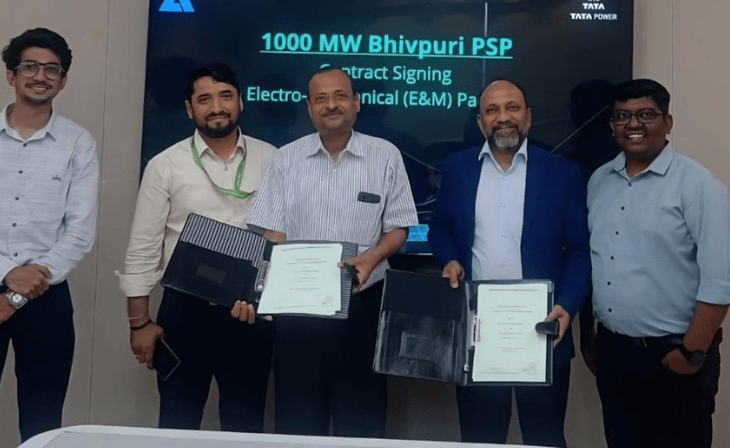 Vertragsunterzeichnung zwischen Tata Power & ANDRITZ Hydropower (c) ANDRITZ AG