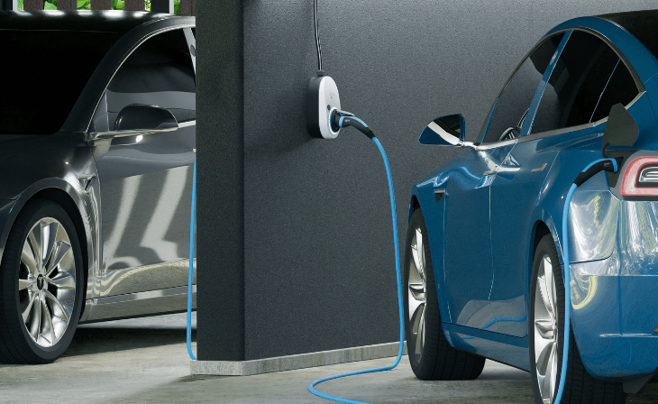 go-e-charger in the garage (c) go-e