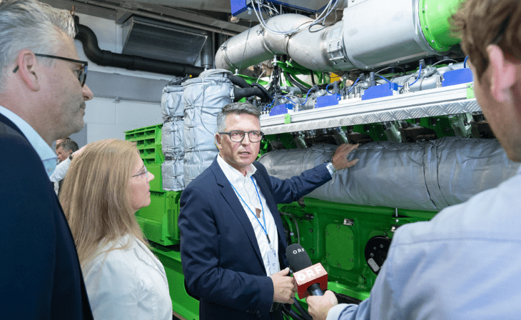 Mit der Inbetriebnahme des Zero-Impact-Demonstrators „LEC ZID“ setzt das Large Engines Competence Center (LEC) einen Meilenstein für die klimaneutrale Energieversorgung der Zukunft (c) LEC/GEOPHO