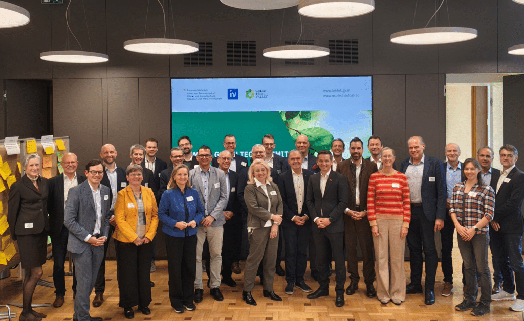Die Teilnehmenden des 13. BMLUK Green Tech Summit am 19. Oktober 2026 in Wien (c) Green Tech Valley