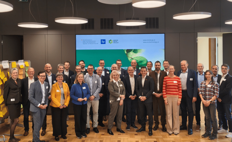 Die Teilnehmenden des 13. BMLUK Green Tech Summit am 19. Oktober 2026 in Wien (c) Green Tech Valley