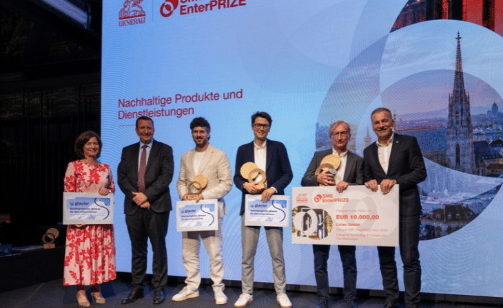 SME EnterPRIZE Gewinner_innen in der Kategorie Nachhaltige Produkte und Diensleistunegen (c) Generali Versicherung AG/Niko Cami