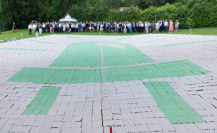 Green Tech Cluster Weltrekord 2018 beim Clusterempfang
